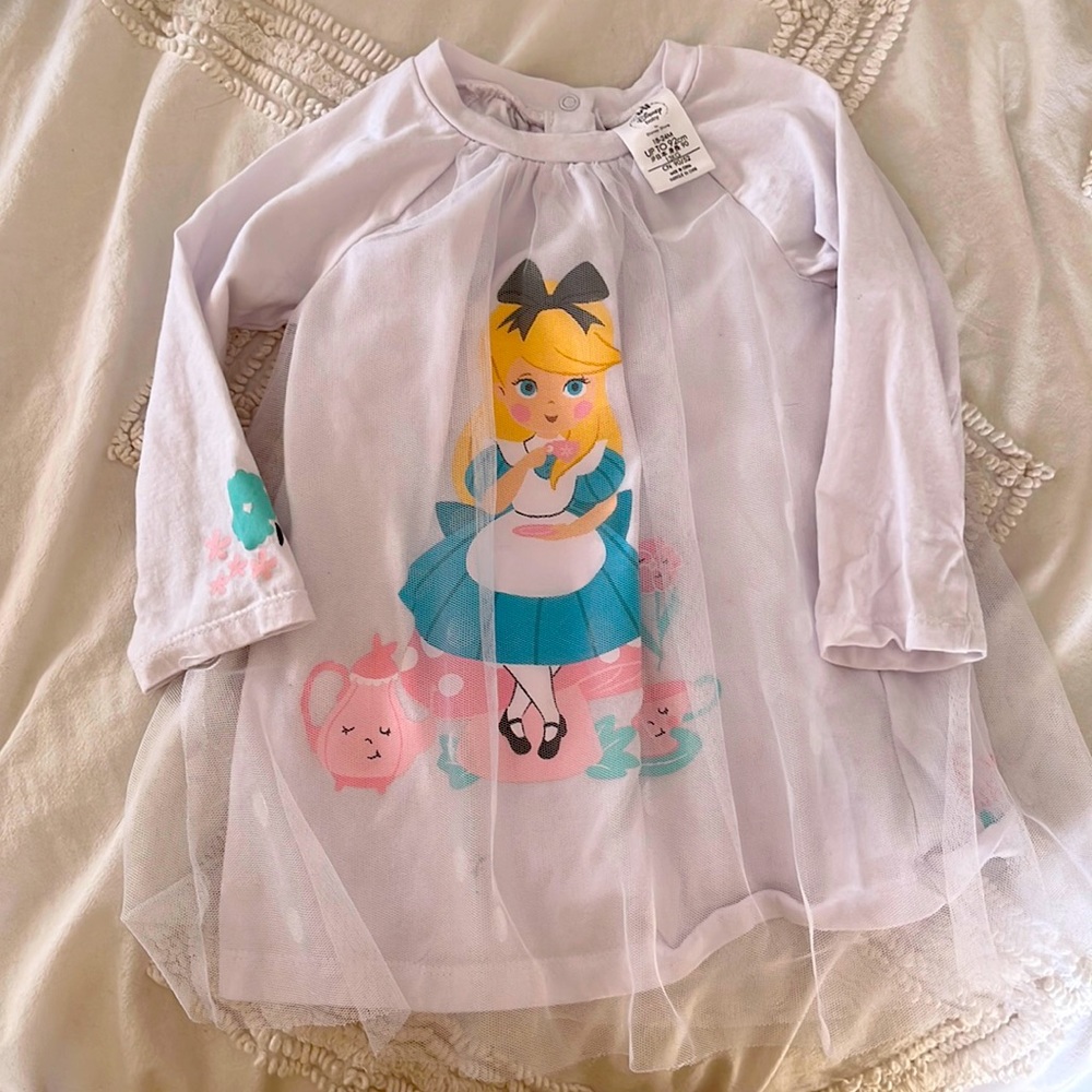 Disney Alice in wonderland 18-24 month set